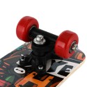 Skateboard rotelle bambini 45x13cm fantasia colorato skate legno ragazzi sport