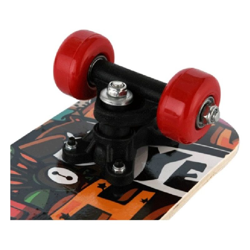 Hongu Skateboard rotelle bambini 45x13cm fantasia colorato skate le...