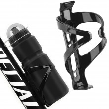 2xPortaborraccia MTB per Bici Bicicletta CAGE in Plastica Resistente nero bianco