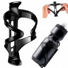 2xPortaborraccia MTB per Bici Bicicletta CAGE in Plastica Resistente nero bianco