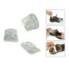 Hongu 2xCOPPIE ALZATACCO SILICONE SOLETTA PLANTARE INVISIBILE ALZA ...