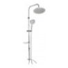 DRIWEI Kit doccia moderno soffione rotondo 20 cm con doccetta asta ...