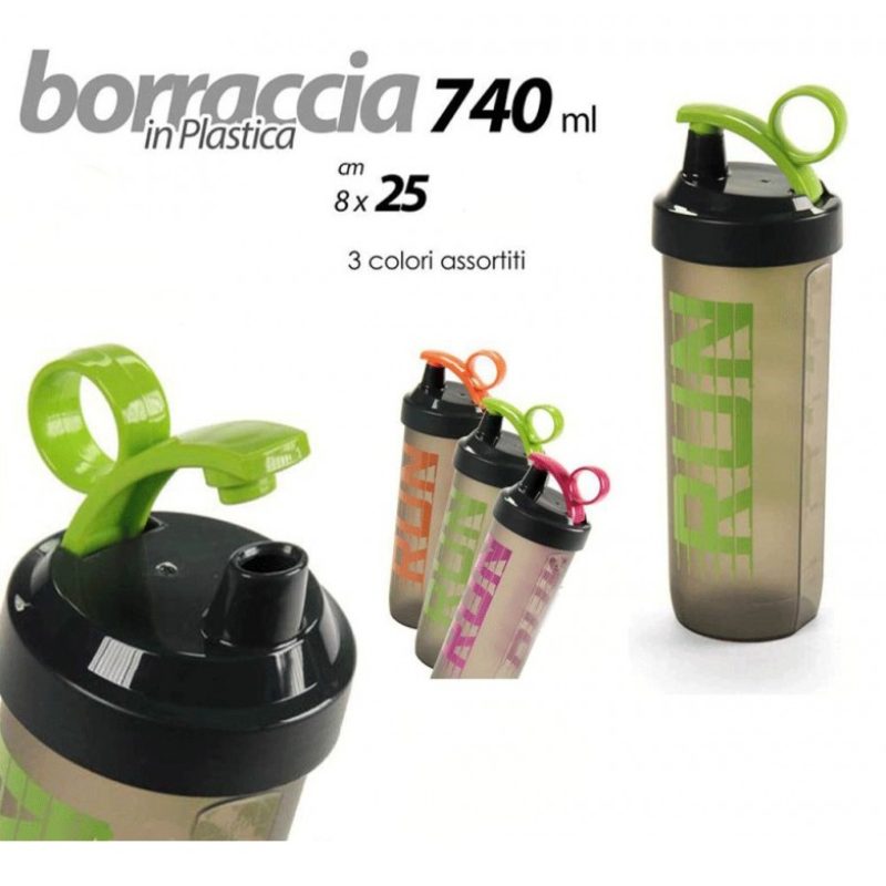 GICOS 2x SHAKER DA PALESTRA PER PROTEINE BORRACCIA FRULLATI PROTEIC...
