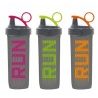 GICOS 2x SHAKER DA PALESTRA PER PROTEINE BORRACCIA FRULLATI PROTEIC...