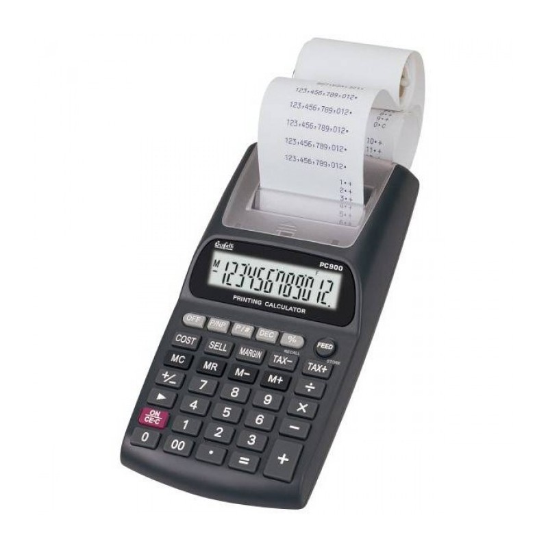 Calcolatrice stampa scontrini non fiscale ufficio negozio azienda 12 cifre casa