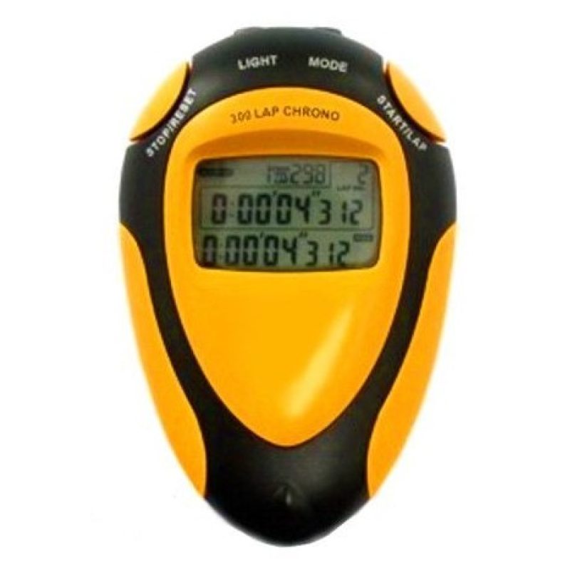 Cronometro sport portatile retroilluminato laccio batterie al litio impermeabile