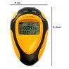 Cronometro sport portatile retroilluminato laccio batterie al litio impermeabile