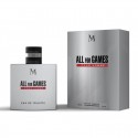 PROFUMO PER UOMO DA 100 ml EAU DE TOILETTE PARFUM SPRAY DA UOMO All for Games