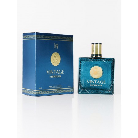 PROFUMO PER UOMO DA 100 ml EAU DE TOILETTE PARFUM SPRAY DA UOMO Vintage heros