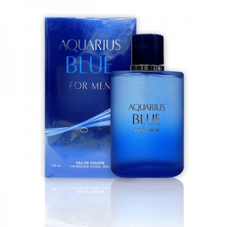 PROFUMO PER UOMO DA 100 ml EAU DE TOILETTE PARFUM SPRAY DA UOMO  Aquarius blue