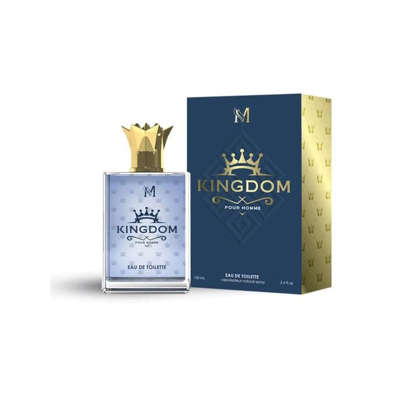 PROFUMO PER UOMO 100 ml EAU DE TOILETTE PARFUM SPRAY DA UOMO Kingdom