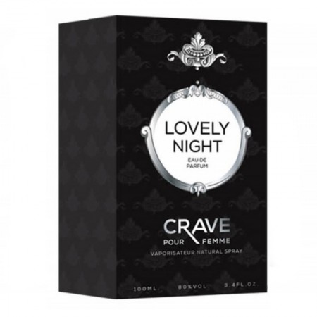 Profumo da donna fragranza 100ml Lovely Night Crave Femme Eau de Parfum