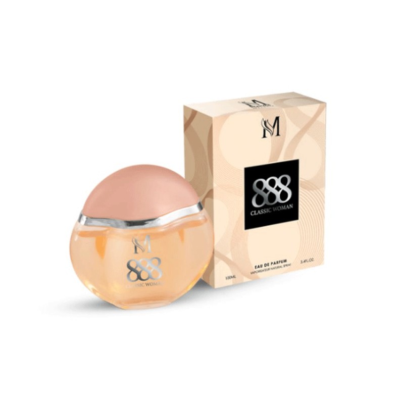 888 Classic Woman pour femme Profumo donna fragranza spray 100ml Eau de Parfum