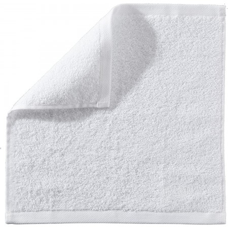 Set 12 pezzi  Asciugamano da bagno bianco OSPITE 100% cotone 29x29 cm piccoli