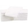 Hongu Set 12 pezzi Asciugamani bagno bianco OSPITE 100% cotone 75x3...
