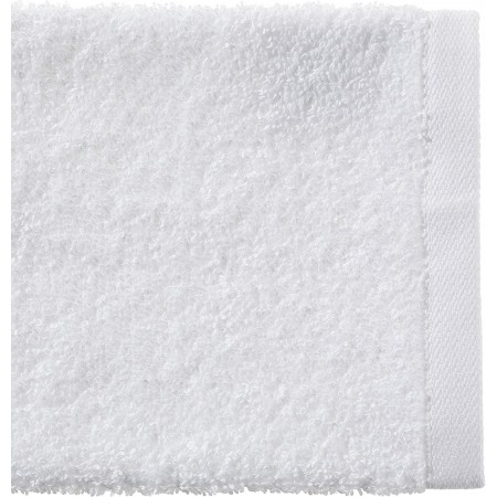 Set 12 pezzi  Asciugamani bagno bianco OSPITE 100% cotone 75x35 cm viso albergo