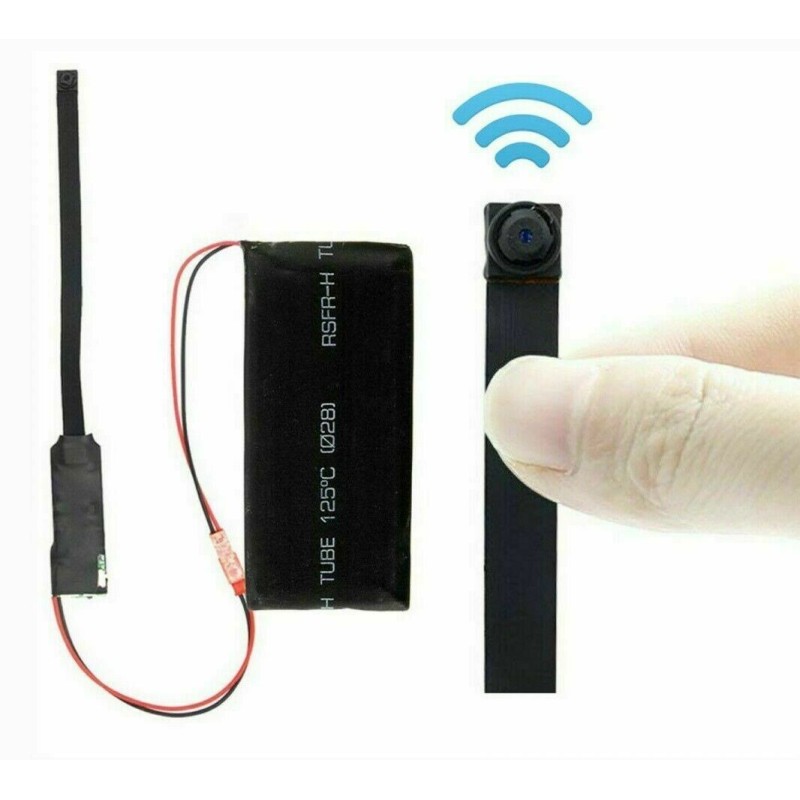 SECURITY TOYS Mini telecamera spia nascosta con 1080 immagini Full HD, telecamera spia con visione notturna, telecamera interna ed esterna senza wifi con scheda SD da 32 GB gratuita