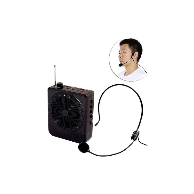 Megafono amplificatore voce microfono mp3 USB SD guide turistiche 20W portatile