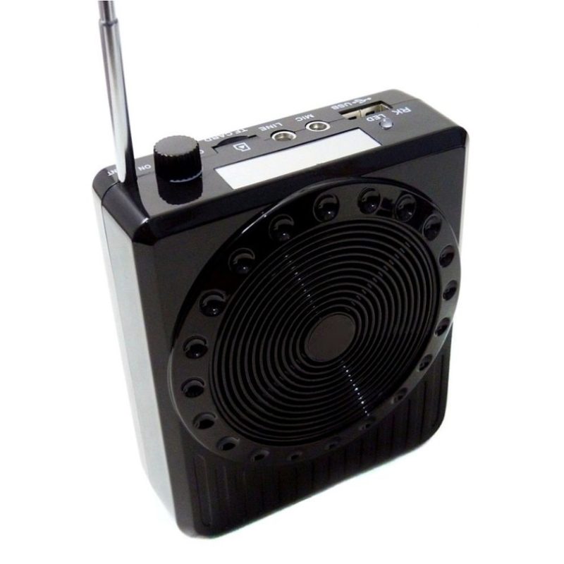 Hongu Megafono amplificatore voce microfono mp3 USB SD guide turist...