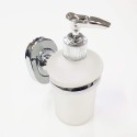 Dispenser dosa sapone portasapone liquido fissaggio a muro parete erogatore