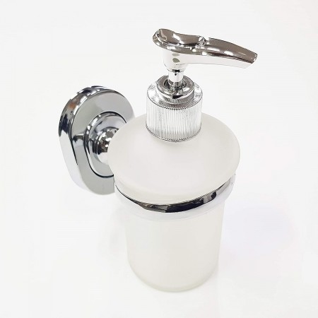 Dispenser dosa sapone portasapone liquido fissaggio a muro parete erogatore