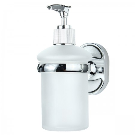 Dispenser dosa sapone portasapone liquido fissaggio a muro parete erogatore