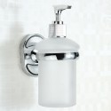 Dispenser dosa sapone portasapone liquido fissaggio a muro parete erogatore