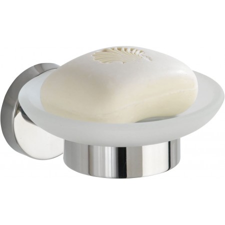 Accessori per Bagno porta sapone vetro piattino saponetta wc acciaio casa cucina