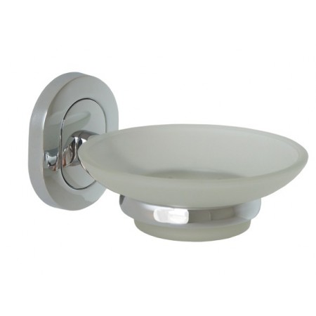 Accessori per Bagno porta sapone vetro piattino saponetta wc acciaio casa cucina