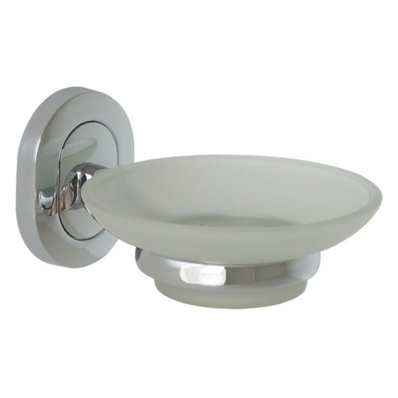 WeHome Accessori per Bagno porta sapone vetro piattino saponetta wc...