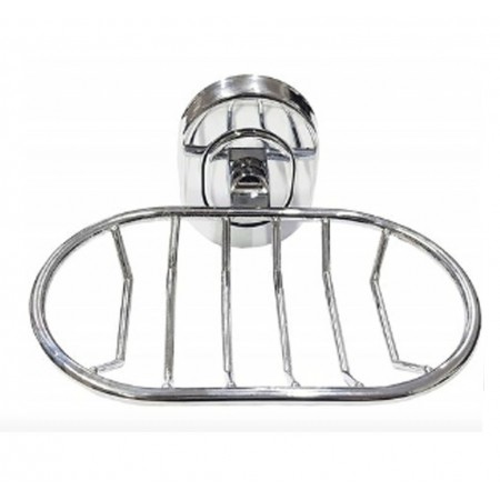 PORTA SAPONE MURO SOSPESO SAPONETTA OGGETTI ACCIAIO BAGNO ARREDO MODERNO CASA