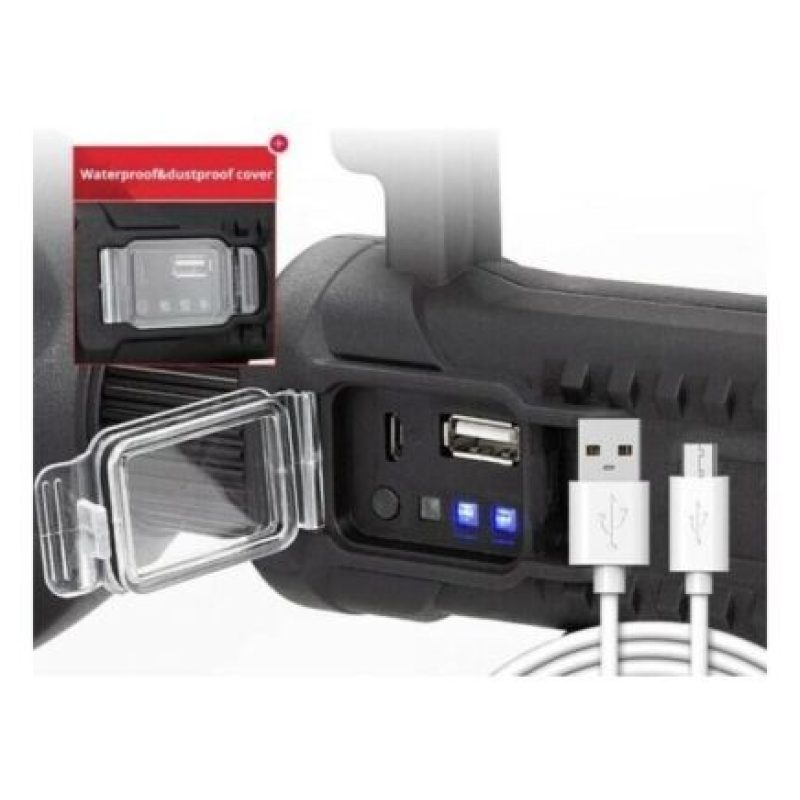 Driwei TORCIA PORTATILE LUCE RICARICABILE ESTERNI 150W 500M CAMPEGG...