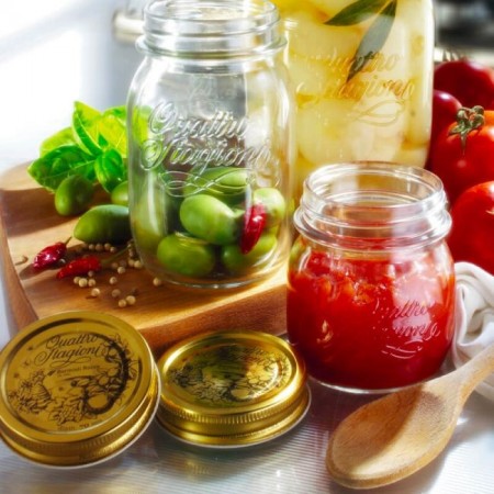 12 pz BORMIOLI ROCCO Vaso Quattro Stagioni 150ml barattoli vetro per conserve