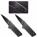 2 X Coltello pieghevole lama nascosta in carta di credito taglio coltellino