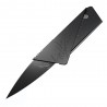 2 X Coltello pieghevole lama nascosta in carta di credito taglio coltellino