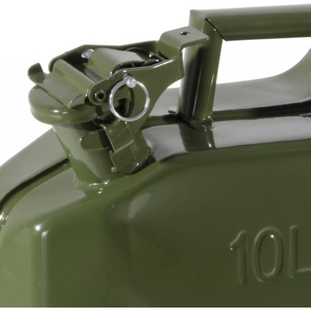 TANICA BENZINA OMOLOGATA IN METALLO TANICHE TRASPORTO CARBURANTE da 5 e 10 LITRI