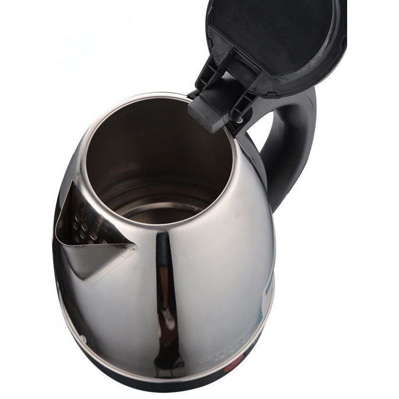 Bollitore Elettrico 1,8L 1500W Acciaio Inossidabile Acqua Calda base presa Shuko