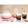 12 pz BICCHIERI TAZZINE PER CAFFÈ ESPRESSO IN VETRO TRASPARENTE 75m...