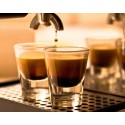 12 pz BICCHIERI TAZZINE PER CAFFÈ ESPRESSO IN VETRO TRASPARENTE 75ml Ginseng