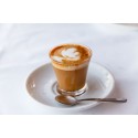 12 pz BICCHIERI TAZZINE PER CAFFÈ ESPRESSO IN VETRO TRASPARENTE 75ml Ginseng