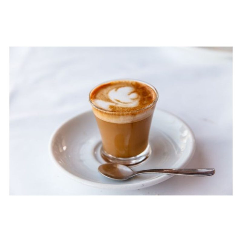 12 pz BICCHIERI TAZZINE PER CAFFÈ ESPRESSO IN VETRO TRASPARENTE 75m...