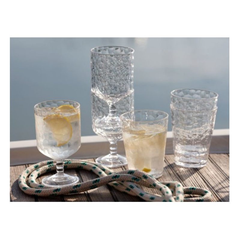 Hongu Set di 12 Bicchieri Acqua 200ml in Vetro Trasparente Bar Casa...