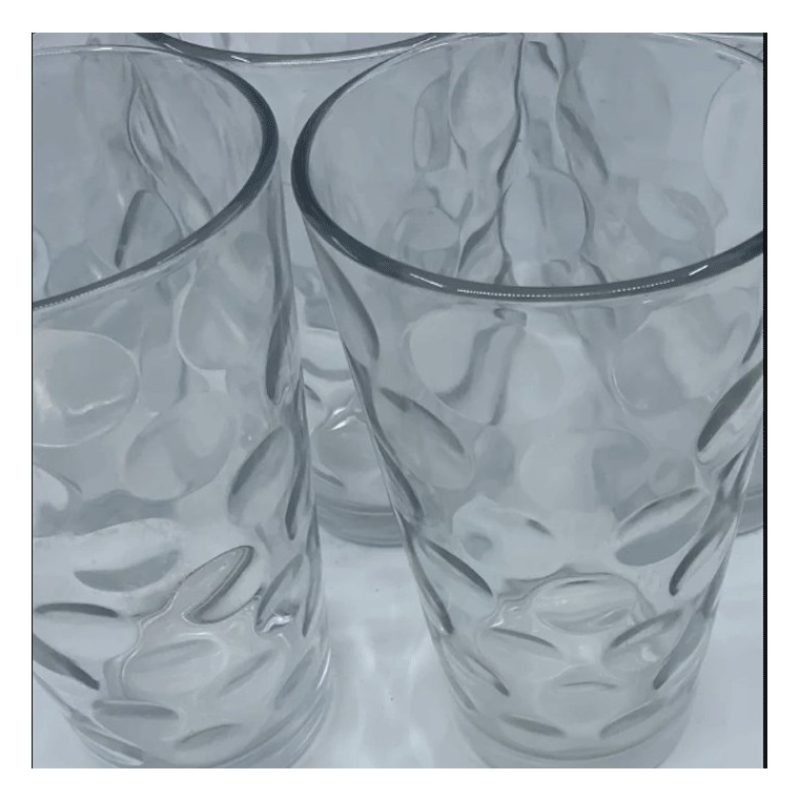Hongu Set di 12 Bicchieri Acqua 200ml in Vetro Trasparente Bar Casa...