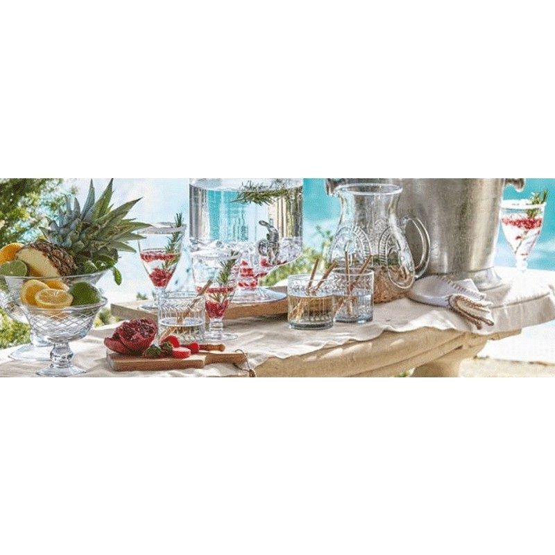 Hongu SET 12 BICCHIERI IN VETRO DA ACQUA VINO BIBITA 27 CL CASA RIS...