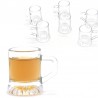 SET 12 BICCHIERI PER BIRRA IN VETRO BOCCALI DA 22 ML BOCCALE LIQUOR...
