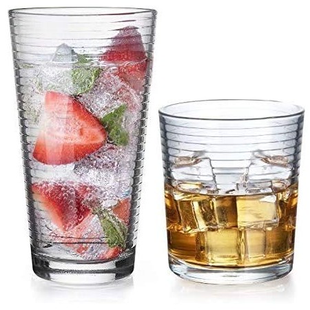 SET 12 BICCHIERI IN VETRO DA ACQUA VINO COCKTAIL 27 CL Bar Casa Tavolo bibita