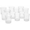 Hongu SET 12 BICCHIERI IN VETRO DA ACQUA VINO COCKTAIL 27 CL CASA R...