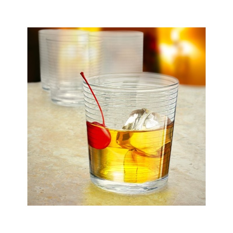 Hongu SET 6 BICCHIERI IN VETRO DA ACQUA VINO COCKTAIL 27 CL Bar Cas...