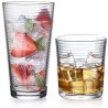 Hongu SET 6 BICCHIERI IN VETRO DA ACQUA VINO COCKTAIL 27 CL Bar Cas...