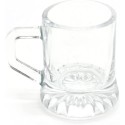 SET 6 BICCHIERI PER BIRRA IN VETRO BOCCALI DA 22 ML BOCCALE LIQUORI NUOVO BAR